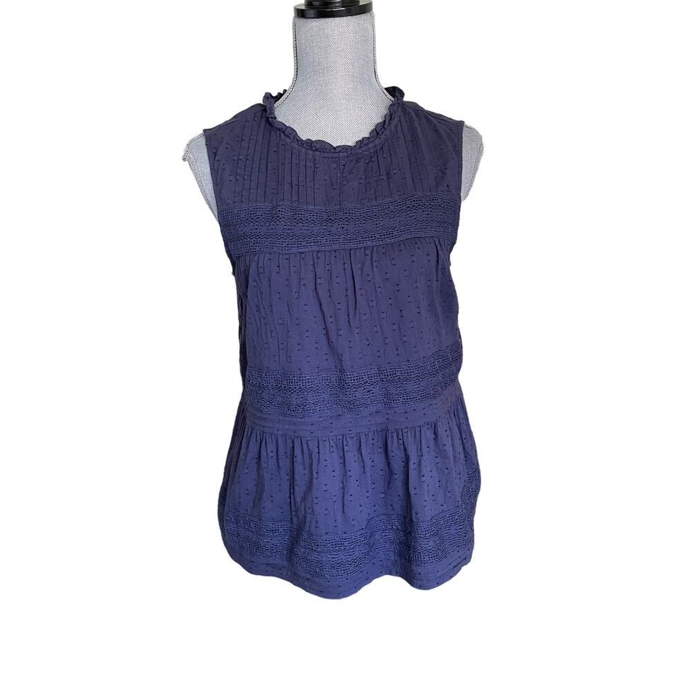 Old Navy Sleeveless Navy Top - Size M - Great Condition! - Picture 2 of 5